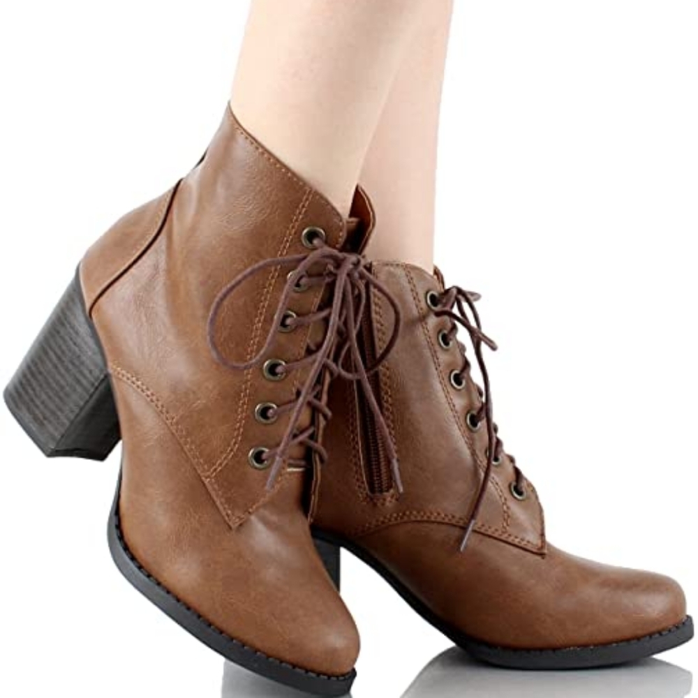 High heeled bootie